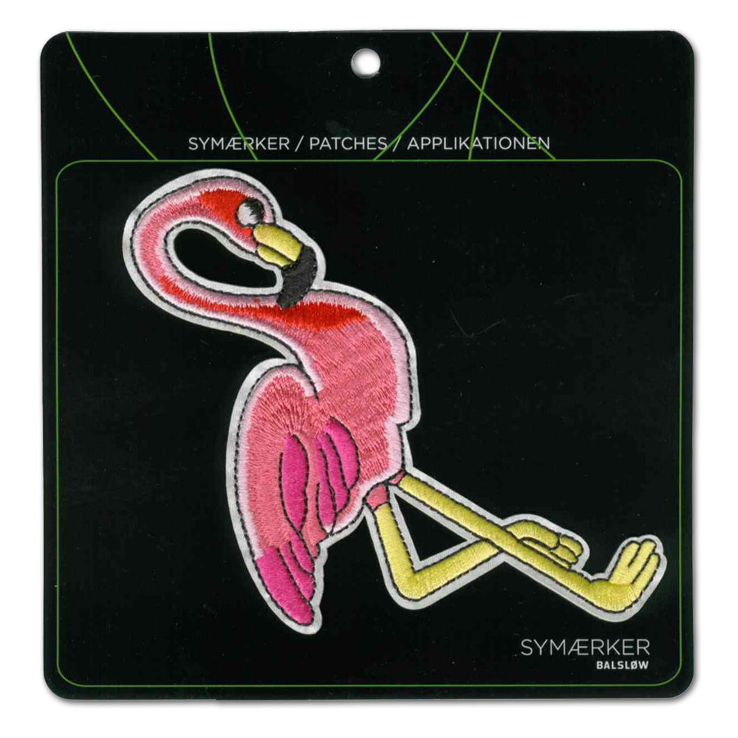 Strygemærke flamingo, 90x150