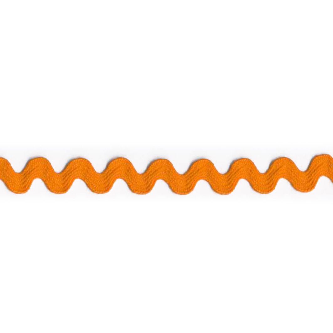 Zig Zag bånd 10 mm, orange