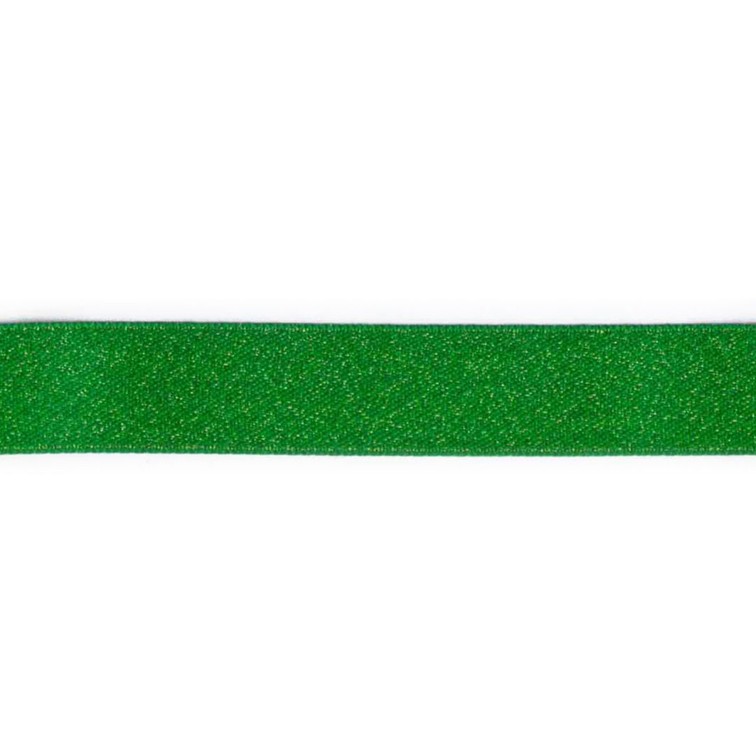 Dekorationsbånd, 16 mm, grøn