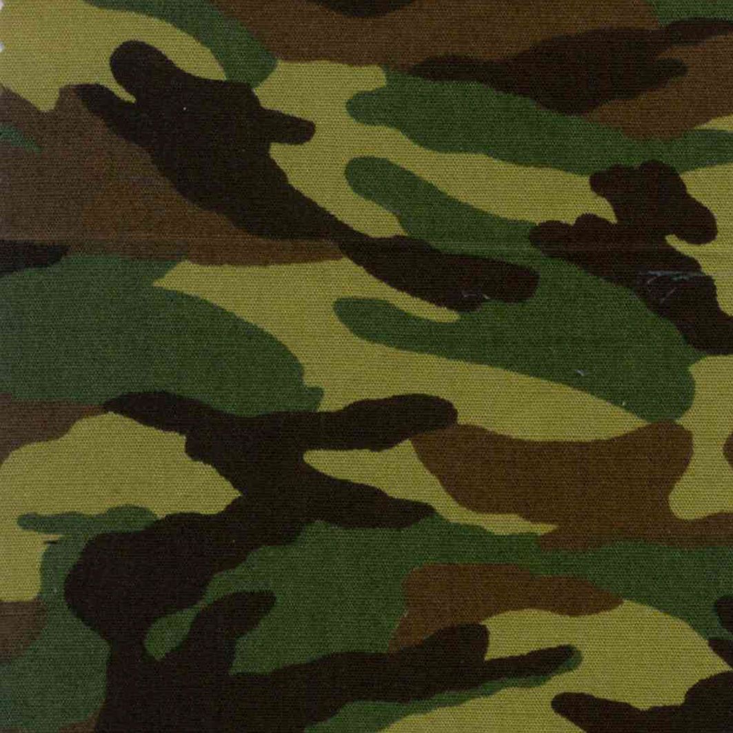 Poplin m/camouflage 1120 mm, grøn